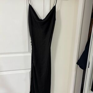 Zara Black Backless Dress